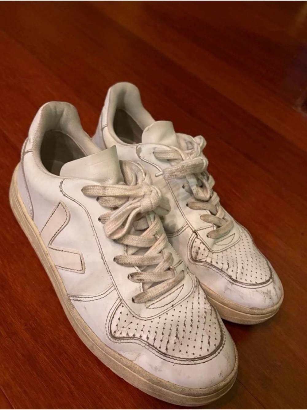 Veja White Leather Women's Sneakers